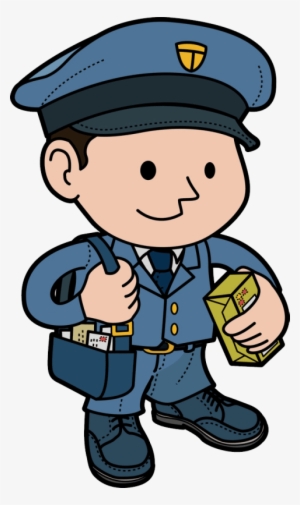 Banner Free Download Postman Png Free Images Toppng - Mailman Cartoon