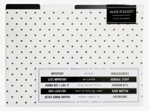 Portico Designs Alice Scott File Folders