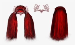 Red Hair Clipart Transparent - Long Red Hair Png