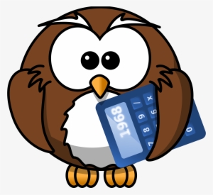 This Free Icons Png Design Of Owl With Calculator
