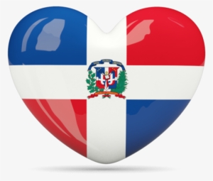 La Española, Quizas La Primera Isla Que Divisó Colón, - Dominican Republic Flag Heart