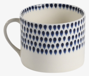 Ink Drop Mugs - Nkuku - Indigo Drop Mug