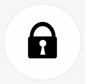 Lock Icon White - Periscope Logo Png Black White