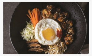 Agedashi Tofu And Mushroom Rice Bowl - Fried Egg
