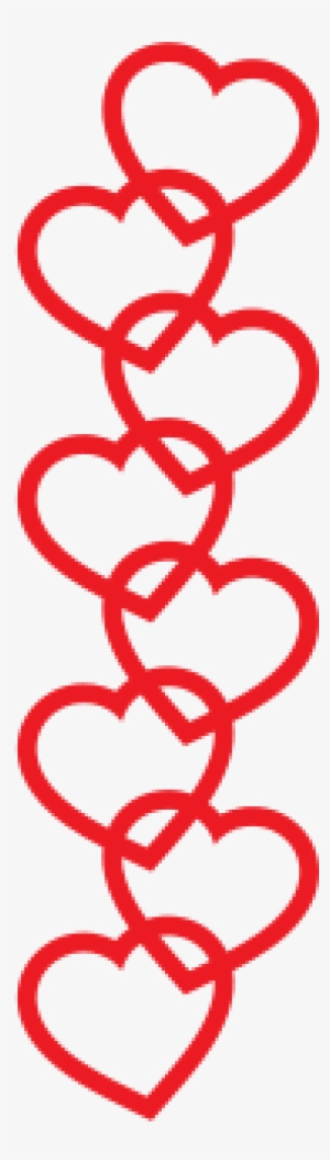 Heart Border - Heart Border Line Png