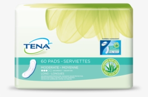 Tena® Pads Moderate With Aloe Vera Long - Tena Serenity Bladder Control Pads - 48900