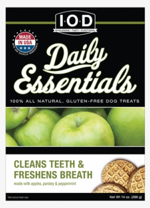 Cleans Teeth & Freshens Breath - Iod Daily Essentials Dog Treats