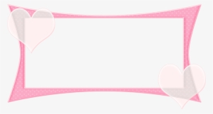Sv/ps] Odd Shape Pink Hearts Border By Maiichu On Deviantart - Drawing