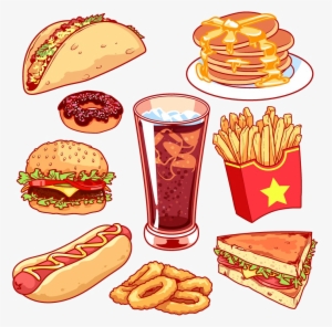 Clip Art Library Download Hamburger Fast Food Junk