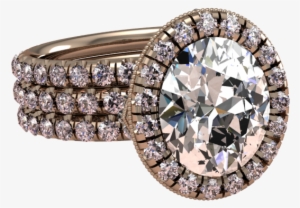 2 Carat Round Diamond With Halo Ring - Pre-engagement Ring