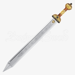 Gold Julius Caesar Sword - Sword Gold