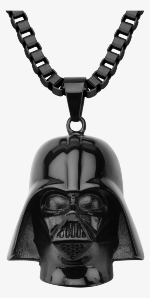 Darth Vader Black Mask Pendant With Chain