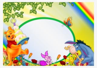 Winnie The Pooh Birthday Background Clipart Winnie - Winnie The Pooh Birthday Background