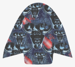 Darth Vader Mask On Dark Paint Stains Brogue Lace Up - Spider-man