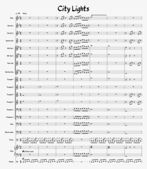 City Lights Sheet Music 1 Of 4 Pages - Music