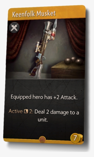 Keenfolk Musket - Item - Weapon - 7 Gold - Poster