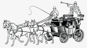 Horse And Carriage Collection Free Of A - Horse Drawn Carriage Clipart