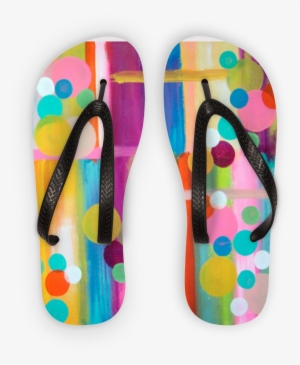 Load Image Into Gallery Viewer, City Lights / All Over - Flip-flops