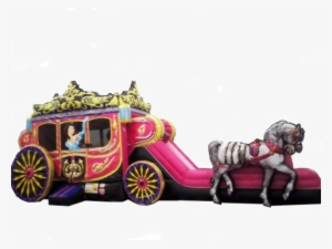 Princess Carriage With Horses - Horse