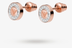 Emporio Armani Ladies Signature Glitz Rose Gold Plated - Dyrberg/kern