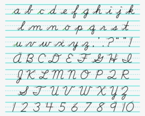 Cursive Writing Sheet - Cursive Letters