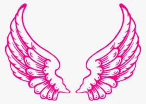 Wings, Angel, Feathers, Wings Of Angels - Pink Angel Wings Clip Art