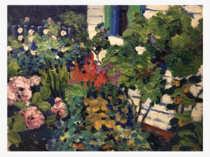 Paul Rohland American Impressionist Painting ” Flowers - Bouquet