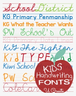 Favorite Free Fonts - Kids Handwriting Font