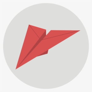 Paper Plane Icon - Circle