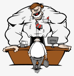 Download Eps Vector Art Sample - Angry Boss Clipart Png