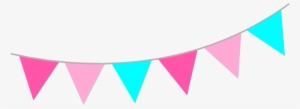 Pink Gray Tan Bunting Clipart Png For Web