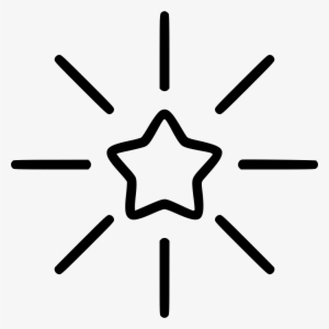 Png File Svg - Shining Star Icon Png