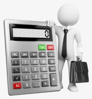 Calculator Png Clipart - 3d People Accountant