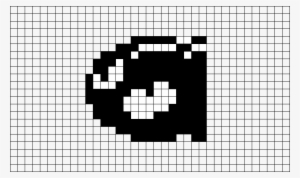 Mario Bullet Bill Pixel Art