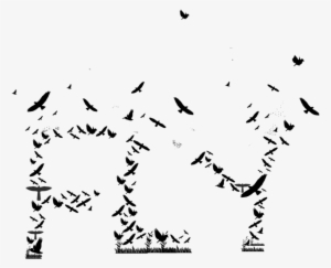 Fly Black - Calligraphy
