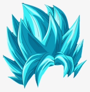 Pelo Goku Png - Pelo De Goku Ssj Blue Png - 438x452 PNG Download - PNGkit