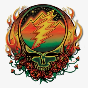 Transparent Grateful Dead Skull
