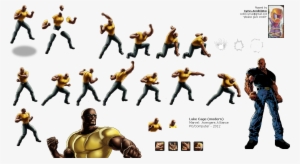 Click To View Full Size - Luke Cage Sprite Sheet