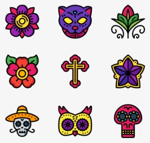 Day Of The Dead - Day Of The Dead Flower Png