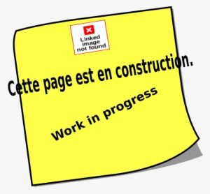 How To Set Use Work In Progress French Logo Clipart