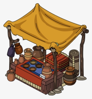 Building Antiquities Bazaar - Cartoon
