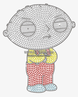 Shining Lovely Stewie Griffin Rhinestone Iron On Transfer - Cartoon