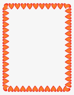 Hearts Border Png - Border Hearts Png