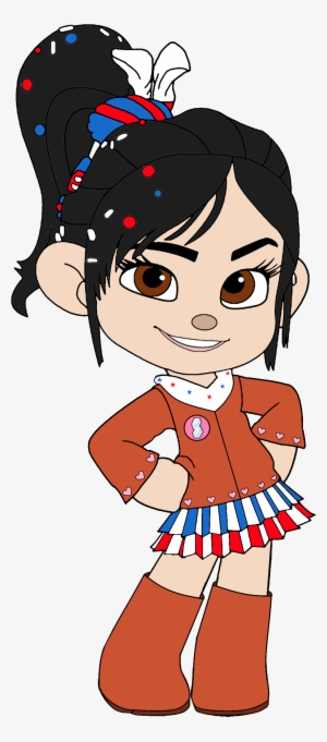 Vanellope As A Cowgirl - Vanellope Von Schweetz Sticker