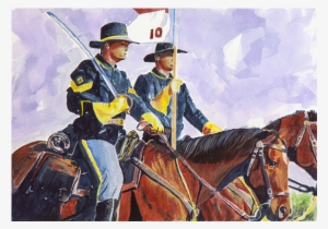 Watercolor On Paper - Native Americans In The United States