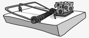 Banner Transparent Mouse Trap Clipart - Mouse Trap Black And White