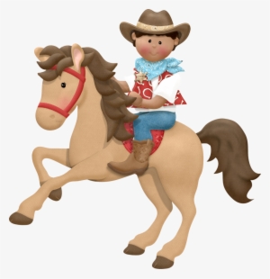 Cowboy E Cowgirl - Cowgirl On Horse Clip Art