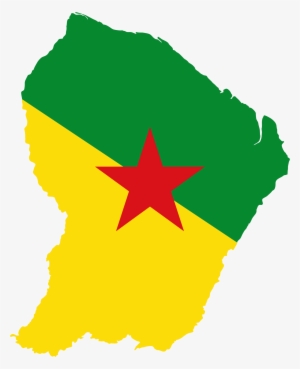 This Free Icons Png Design Of French Guiana Map Flag