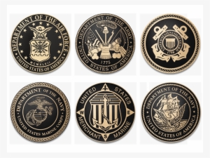 Military Bronze Seals - Us Military Branches Seals