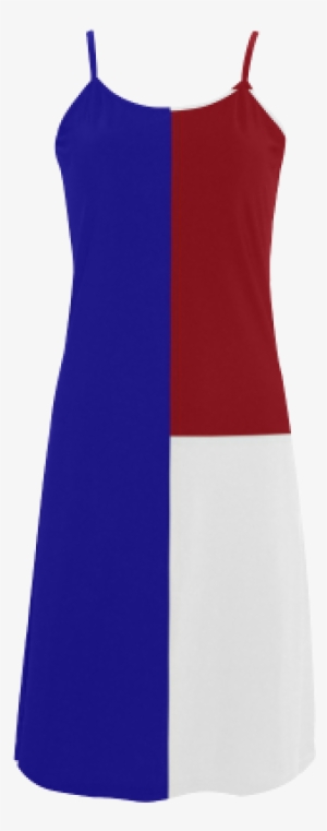 French Flag Alcestis Slip Dress - Slip Dress